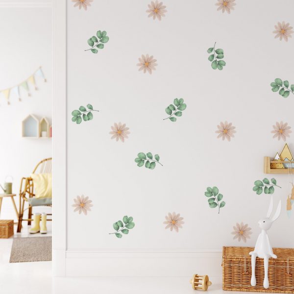 Kvetinové nálepky na stenu. Pastelové kvety (33) – Kvetinové nálepky na stenu do interiéru 1 Objednajte tlač online – rýchlo a bez starostí. Doručenie po celom Slovensku. Letáky, vizitky, bannery, billboardy a viac. - Elegantné kvetinové nálepky pre útulný domov. Kvalitná tlač, jednoduchá aplikácia.