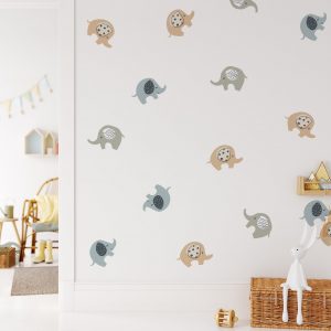 Nálepky na stenu Safari zvieratá. Divoké zvieratá (7) – Hravé nálepky na stenu pre deti