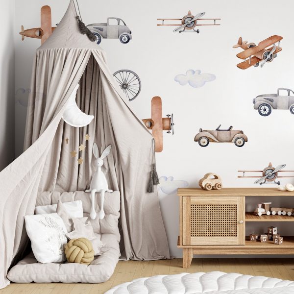 Obrovská sada nálepiek na stenu. Oblaky a lietadlá abstraktné – Samolepiace dekorácie na stenu 2 Objednajte tlač online – rýchlo a bez starostí. Doručenie po celom Slovensku. Letáky, vizitky, bannery, billboardy a viac. - Štýlové samolepiace nálepky na stenu – jednoduchá aplikácia, kvalitná tlač a dlhá životnosť.