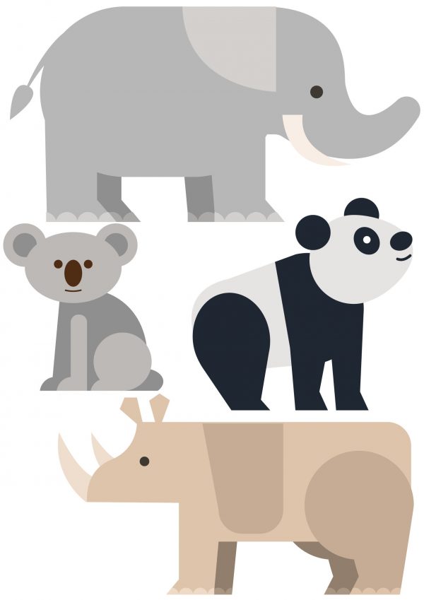 Safari zvieratá nálepky na stenu. Divoké zvieratá (2) – Hravé nálepky na stenu pre deti 3 Objednajte tlač online – rýchlo a bez starostí. Doručenie po celom Slovensku. Letáky, vizitky, bannery, billboardy a viac. - Hravé zvieratkové a dinosaurové motívy pre deti – farebné a veselé nálepky na stenu.