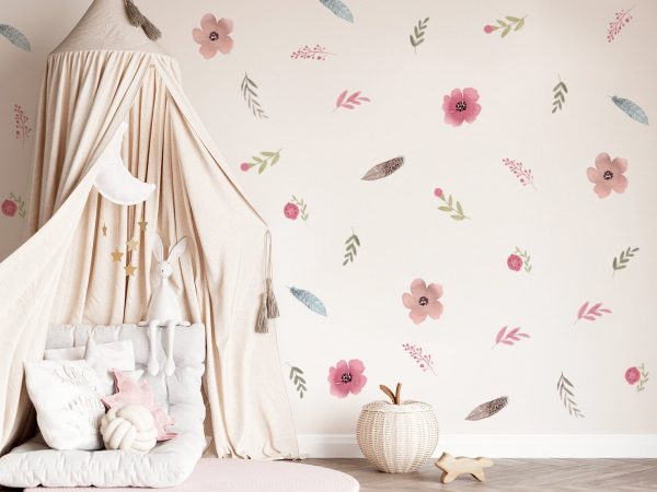 Kvetinové nálepky na stenu. V boho štýle (3) – Kvetinové nálepky na stenu do interiéru 2 Objednajte tlač online – rýchlo a bez starostí. Doručenie po celom Slovensku. Letáky, vizitky, bannery, billboardy a viac. - Elegantné kvetinové nálepky pre útulný domov. Kvalitná tlač, jednoduchá aplikácia.