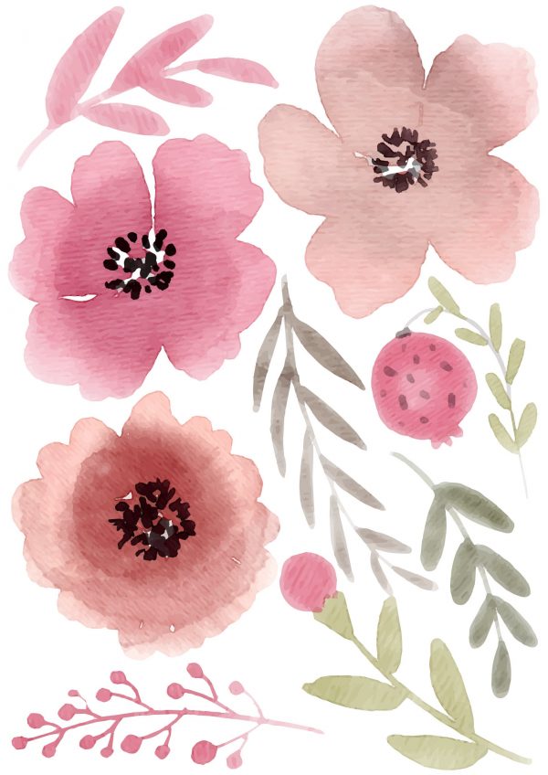 Kvetinové nálepky na stenu. V boho štýle (3) – Kvetinové nálepky na stenu do interiéru 5 Objednajte tlač online – rýchlo a bez starostí. Doručenie po celom Slovensku. Letáky, vizitky, bannery, billboardy a viac. - Elegantné kvetinové nálepky pre útulný domov. Kvalitná tlač, jednoduchá aplikácia.