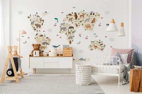 Zvieracia mapa sveta Nálepka na stenu. Dekorácie detskej izby – Hravé nálepky na stenu pre deti 1 Objednajte tlač online – rýchlo a bez starostí. Doručenie po celom Slovensku. Letáky, vizitky, bannery, billboardy a viac. - Hravé zvieratkové a dinosaurové motívy pre deti – farebné a veselé nálepky na stenu.