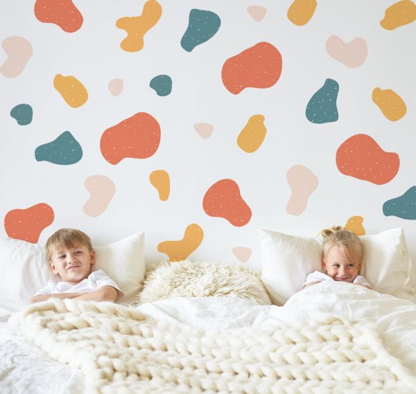 Samolepka na stenu. Abstraktné tvary (13) – Samolepiace dekorácie na stenu 1 Objednajte tlač online – rýchlo a bez starostí. Doručenie po celom Slovensku. Letáky, vizitky, bannery, billboardy a viac. - Štýlové samolepiace nálepky na stenu – jednoduchá aplikácia, kvalitná tlač a dlhá životnosť.