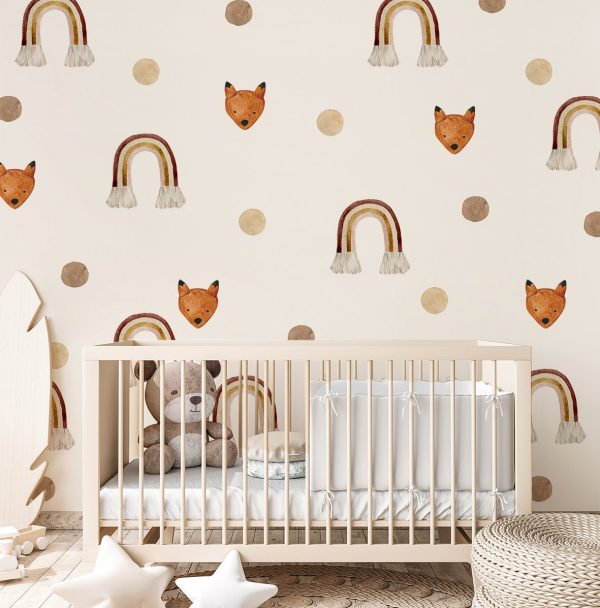Nálepky na stenu detskej izby. Akvarelové líšky (2) – Samolepiace dekorácie na stenu 1 Objednajte tlač online – rýchlo a bez starostí. Doručenie po celom Slovensku. Letáky, vizitky, bannery, billboardy a viac. - Štýlové samolepiace nálepky na stenu – jednoduchá aplikácia, kvalitná tlač a dlhá životnosť.