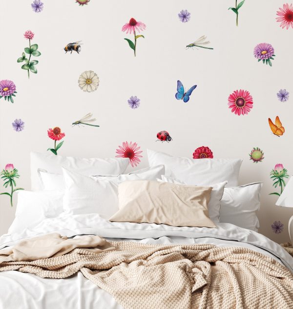 Kvetinové samolepky na stenu. Motýlích kvetov – Kvetinové nálepky na stenu do interiéru 1 Objednajte tlač online – rýchlo a bez starostí. Doručenie po celom Slovensku. Letáky, vizitky, bannery, billboardy a viac. - Elegantné kvetinové nálepky pre útulný domov. Kvalitná tlač, jednoduchá aplikácia.