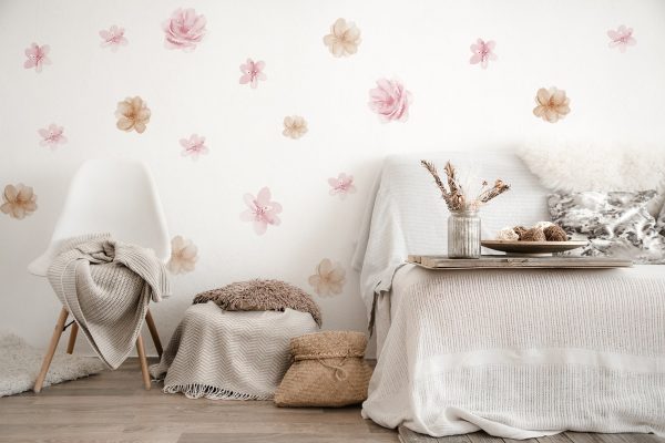 Kvetinové nálepky na stenu. V boho štýle (4) – Kvetinové nálepky na stenu do interiéru 3 Objednajte tlač online – rýchlo a bez starostí. Doručenie po celom Slovensku. Letáky, vizitky, bannery, billboardy a viac. - Elegantné kvetinové nálepky pre útulný domov. Kvalitná tlač, jednoduchá aplikácia.