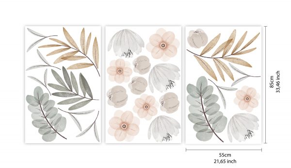 Obrovská sada nálepiek na stenu. Kvetinová lúka Boho štýl (4) – Kvetinové nálepky na stenu do interiéru 3 Objednajte tlač online – rýchlo a bez starostí. Doručenie po celom Slovensku. Letáky, vizitky, bannery, billboardy a viac. - Elegantné kvetinové nálepky pre útulný domov. Kvalitná tlač, jednoduchá aplikácia.