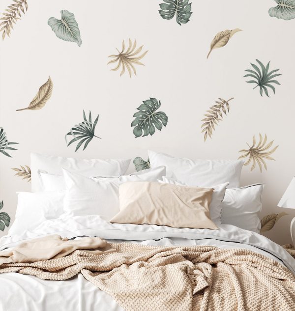 Kvetinové nálepky na stenu. Tropické listy (2) – Kvetinové nálepky na stenu do interiéru 1 Objednajte tlač online – rýchlo a bez starostí. Doručenie po celom Slovensku. Letáky, vizitky, bannery, billboardy a viac. - Elegantné kvetinové nálepky pre útulný domov. Kvalitná tlač, jednoduchá aplikácia.