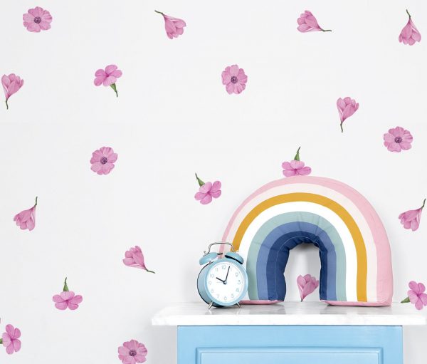 Kvetinové nálepky na stenu. Pastelové kvety (41) – Kvetinové nálepky na stenu do interiéru 2 Objednajte tlač online – rýchlo a bez starostí. Doručenie po celom Slovensku. Letáky, vizitky, bannery, billboardy a viac. - Elegantné kvetinové nálepky pre útulný domov. Kvalitná tlač, jednoduchá aplikácia.