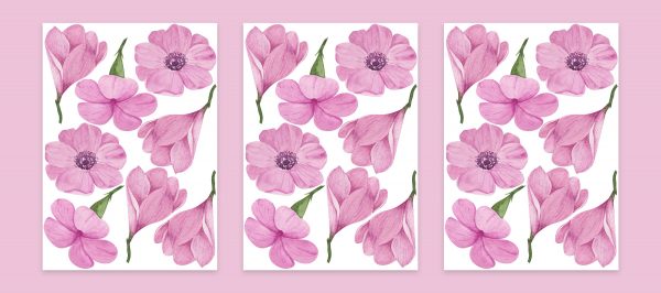 Kvetinové nálepky na stenu. Pastelové kvety (41) – Kvetinové nálepky na stenu do interiéru 4 Objednajte tlač online – rýchlo a bez starostí. Doručenie po celom Slovensku. Letáky, vizitky, bannery, billboardy a viac. - Elegantné kvetinové nálepky pre útulný domov. Kvalitná tlač, jednoduchá aplikácia.