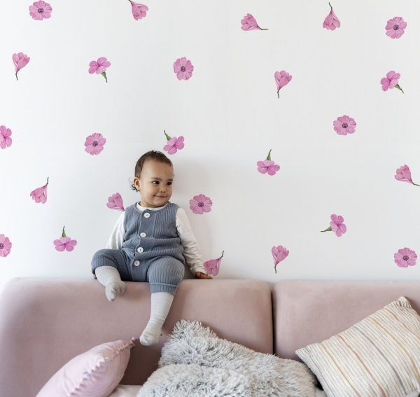 Kvetinové nálepky na stenu. Pastelové kvety (41) – Kvetinové nálepky na stenu do interiéru 1 Objednajte tlač online – rýchlo a bez starostí. Doručenie po celom Slovensku. Letáky, vizitky, bannery, billboardy a viac. - Elegantné kvetinové nálepky pre útulný domov. Kvalitná tlač, jednoduchá aplikácia.
