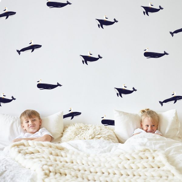 Veľryby nálepky na stenu. Zábavné veľryby – Samolepiace dekorácie na stenu 3 Objednajte tlač online – rýchlo a bez starostí. Doručenie po celom Slovensku. Letáky, vizitky, bannery, billboardy a viac. - Štýlové samolepiace nálepky na stenu – jednoduchá aplikácia, kvalitná tlač a dlhá životnosť.