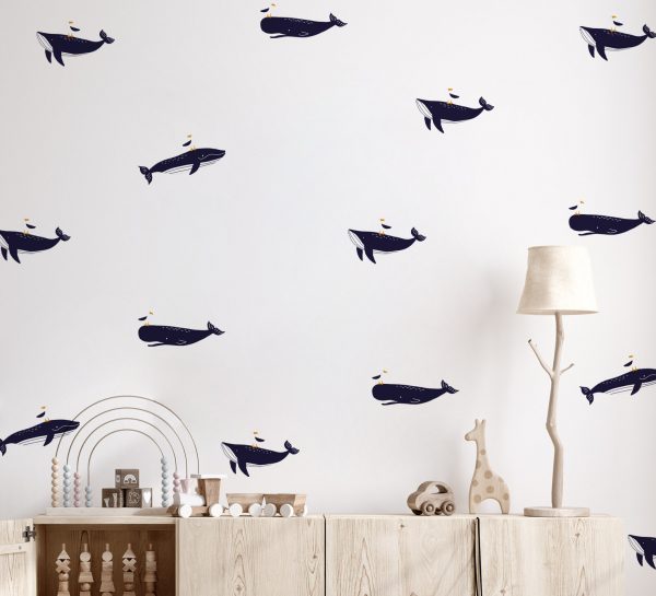 Veľryby nálepky na stenu. Zábavné veľryby – Samolepiace dekorácie na stenu 1 Objednajte tlač online – rýchlo a bez starostí. Doručenie po celom Slovensku. Letáky, vizitky, bannery, billboardy a viac. - Štýlové samolepiace nálepky na stenu – jednoduchá aplikácia, kvalitná tlač a dlhá životnosť.
