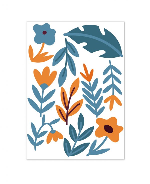 Kvetinové samolepky na stenu. Farebné kvetinové (19) – Kvetinové nálepky na stenu do interiéru 2 Objednajte tlač online – rýchlo a bez starostí. Doručenie po celom Slovensku. Letáky, vizitky, bannery, billboardy a viac. - Elegantné kvetinové nálepky pre útulný domov. Kvalitná tlač, jednoduchá aplikácia.