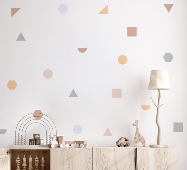 Samolepka na stenu. Abstraktné tvary (15) – Samolepiace dekorácie na stenu 2 Objednajte tlač online – rýchlo a bez starostí. Doručenie po celom Slovensku. Letáky, vizitky, bannery, billboardy a viac. - Štýlové samolepiace nálepky na stenu – jednoduchá aplikácia, kvalitná tlač a dlhá životnosť.