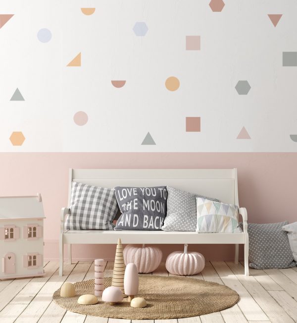 Samolepka na stenu. Abstraktné tvary (15) – Samolepiace dekorácie na stenu 1 Objednajte tlač online – rýchlo a bez starostí. Doručenie po celom Slovensku. Letáky, vizitky, bannery, billboardy a viac. - Štýlové samolepiace nálepky na stenu – jednoduchá aplikácia, kvalitná tlač a dlhá životnosť.