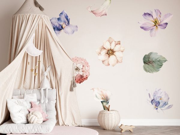 Obrovská sada samolepiek na stenu. Pastelové lesné kvety farebné abstraktné – Kvetinové nálepky na stenu do interiéru 3 Objednajte tlač online – rýchlo a bez starostí. Doručenie po celom Slovensku. Letáky, vizitky, bannery, billboardy a viac. - Elegantné kvetinové nálepky pre útulný domov. Kvalitná tlač, jednoduchá aplikácia.