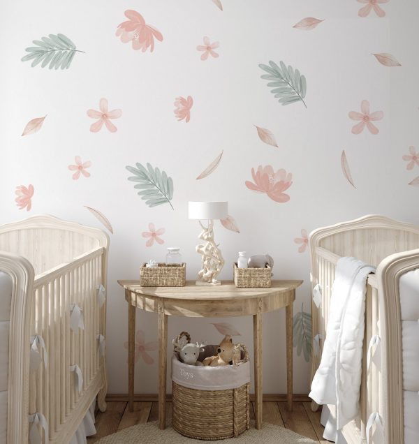 Kvetinové nálepky na stenu. Pastelové kvety (46) – Kvetinové nálepky na stenu do interiéru 2 Objednajte tlač online – rýchlo a bez starostí. Doručenie po celom Slovensku. Letáky, vizitky, bannery, billboardy a viac. - Elegantné kvetinové nálepky pre útulný domov. Kvalitná tlač, jednoduchá aplikácia.