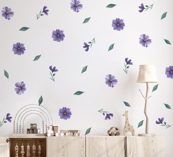 Kvetinové nálepky na stenu. Pastelové kvety (48) – Kvetinové nálepky na stenu do interiéru 2 Objednajte tlač online – rýchlo a bez starostí. Doručenie po celom Slovensku. Letáky, vizitky, bannery, billboardy a viac. - Elegantné kvetinové nálepky pre útulný domov. Kvalitná tlač, jednoduchá aplikácia.