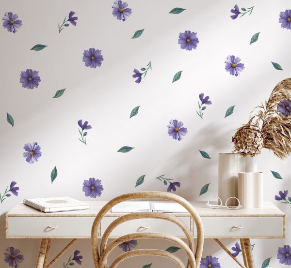 Kvetinové nálepky na stenu. Pastelové kvety (48) – Kvetinové nálepky na stenu do interiéru 3 Objednajte tlač online – rýchlo a bez starostí. Doručenie po celom Slovensku. Letáky, vizitky, bannery, billboardy a viac. - Elegantné kvetinové nálepky pre útulný domov. Kvalitná tlač, jednoduchá aplikácia.