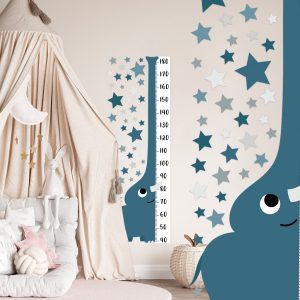 Nálepka na stenu s rastovým diagramom. Jednoduché odlepenie a nalepenie (8) – Samolepiace dekorácie na stenu