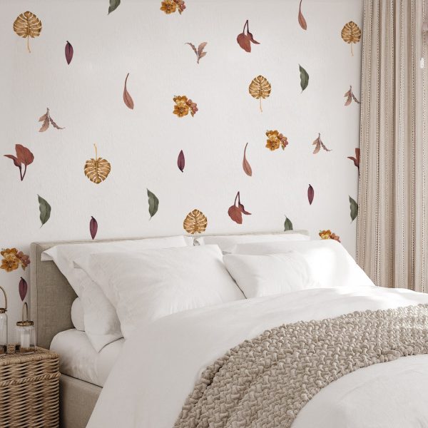 Kvetinové nálepky na stenu. Tropické listy (3) – Kvetinové nálepky na stenu do interiéru 2 Objednajte tlač online – rýchlo a bez starostí. Doručenie po celom Slovensku. Letáky, vizitky, bannery, billboardy a viac. - Elegantné kvetinové nálepky pre útulný domov. Kvalitná tlač, jednoduchá aplikácia.