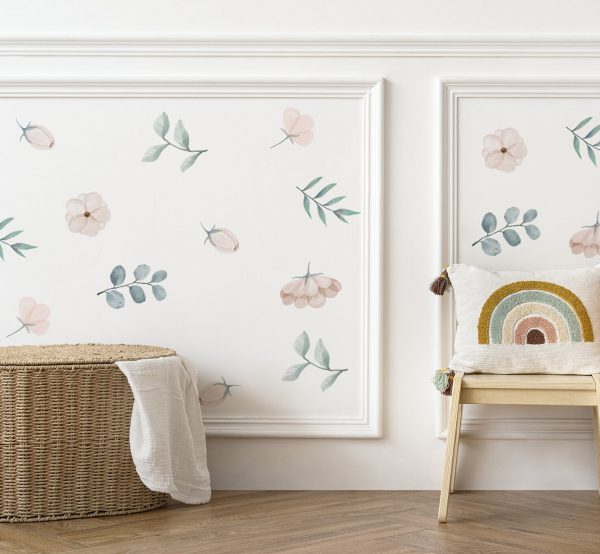 Kvetinové nálepky na stenu. Pastelové kvety (51) – Kvetinové nálepky na stenu do interiéru 3 Objednajte tlač online – rýchlo a bez starostí. Doručenie po celom Slovensku. Letáky, vizitky, bannery, billboardy a viac. - Elegantné kvetinové nálepky pre útulný domov. Kvalitná tlač, jednoduchá aplikácia.