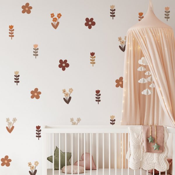 Kvetinové samolepky na stenu. Farebné kvetinové (20) – Kvetinové nálepky na stenu do interiéru 2 Objednajte tlač online – rýchlo a bez starostí. Doručenie po celom Slovensku. Letáky, vizitky, bannery, billboardy a viac. - Elegantné kvetinové nálepky pre útulný domov. Kvalitná tlač, jednoduchá aplikácia.