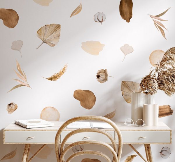 Kvetinové nálepky na stenu. Pastelové kvety (54) – Kvetinové nálepky na stenu do interiéru 1 Objednajte tlač online – rýchlo a bez starostí. Doručenie po celom Slovensku. Letáky, vizitky, bannery, billboardy a viac. - Elegantné kvetinové nálepky pre útulný domov. Kvalitná tlač, jednoduchá aplikácia.