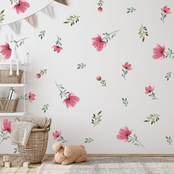 Kvetinové nálepky na stenu. Pastelové kvety (55) – Kvetinové nálepky na stenu do interiéru 1 Objednajte tlač online – rýchlo a bez starostí. Doručenie po celom Slovensku. Letáky, vizitky, bannery, billboardy a viac. - Elegantné kvetinové nálepky pre útulný domov. Kvalitná tlač, jednoduchá aplikácia.